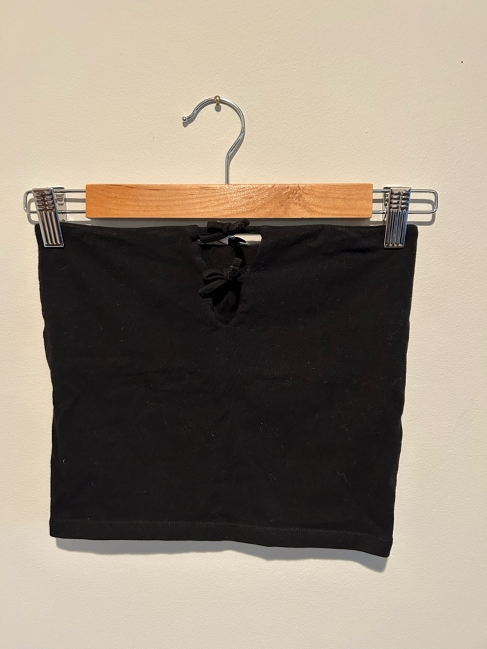 Subdued Black Bandeau Top